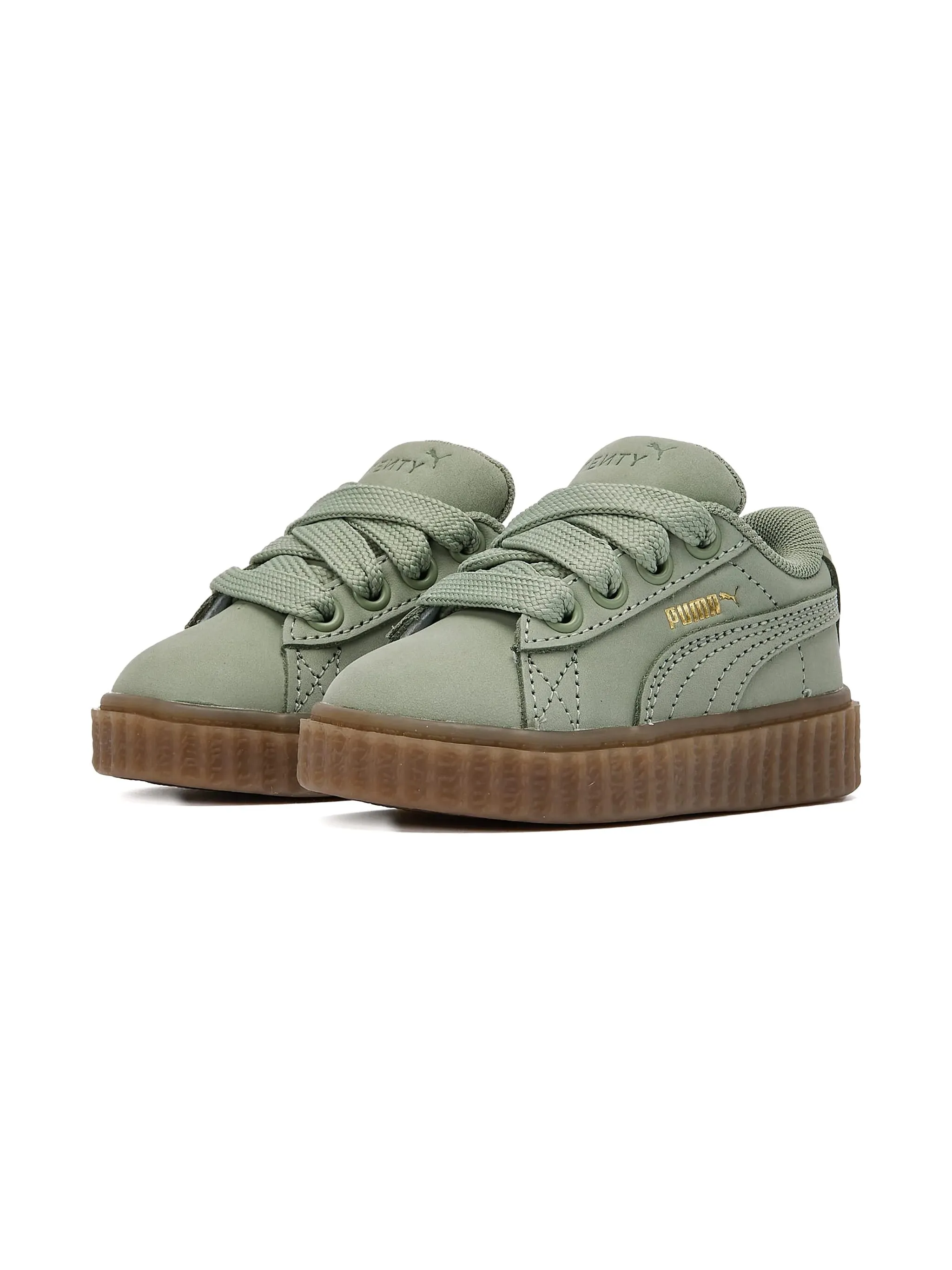 Кроссовки Creeper Phatty из коллаборации с Fenty Puma Kids, зеленый
Кроссовки Creeper Phatty из коллаборации с Fenty Puma Kids, зеленый