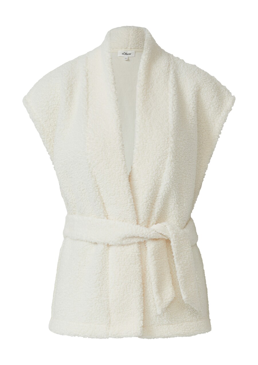 Вязаный жилет s.Oliver, кремовый
Вязаный жилет s.Oliver, кремовый