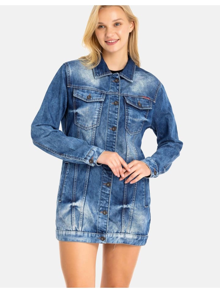 Джинсовая куртка Cipo & Baxx Jeansjacke, синий 
Джинсовая куртка Cipo & Baxx Jeansjacke, синий