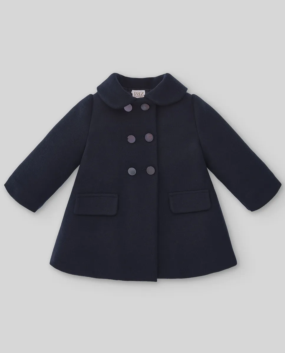 Пальто из шерсти для девочки коллекция Эссенсиал Paz Rodríguez, темно-синий
Пальто из шерсти для девочки коллекция Эссенсиал Paz Rodríguez, темно-синий