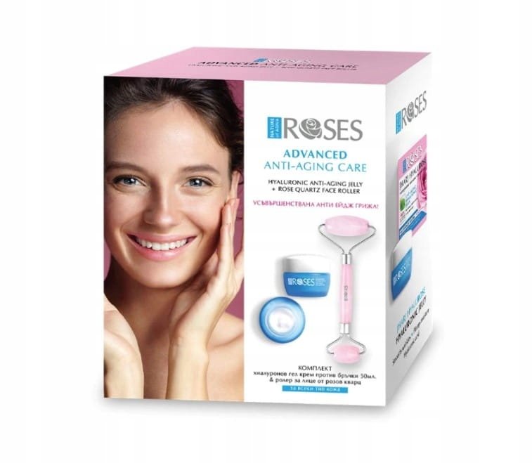Подарочный набор Roses Anti Age Cream плюс ролик для лица Inna marka 
Подарочный набор Roses Anti Age Cream плюс ролик для лица Inna marka