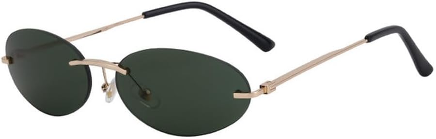 Солнцезащитные очки LVTFCO овальной формы для женщин, маленькая оправа; солнцезащитные очки в стиле панк для мужчин; женские очки с защитой от УФ-излучения, Gold Green
Солнцезащитные очки LVTFCO овальной формы для женщин, маленькая оправа; солнцезащитные очки в стиле панк для мужчин; женские очки с защитой от УФ-излучения, Gold Green