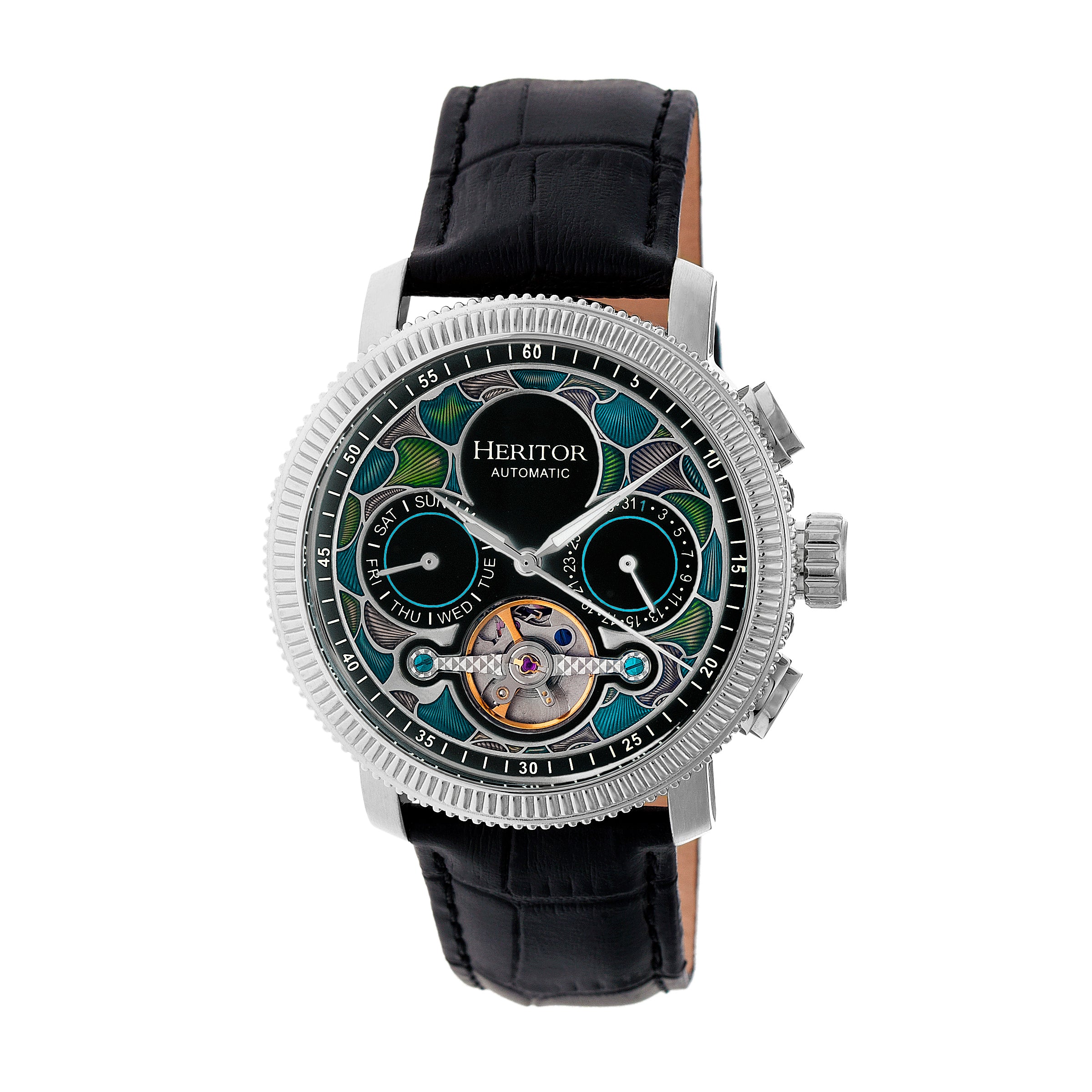 Мужские часы Aura Semi-Skeleton с кожаным ремешком Heritor Automatic, черный
Мужские часы Aura Semi-Skeleton с кожаным ремешком Heritor Automatic, черный