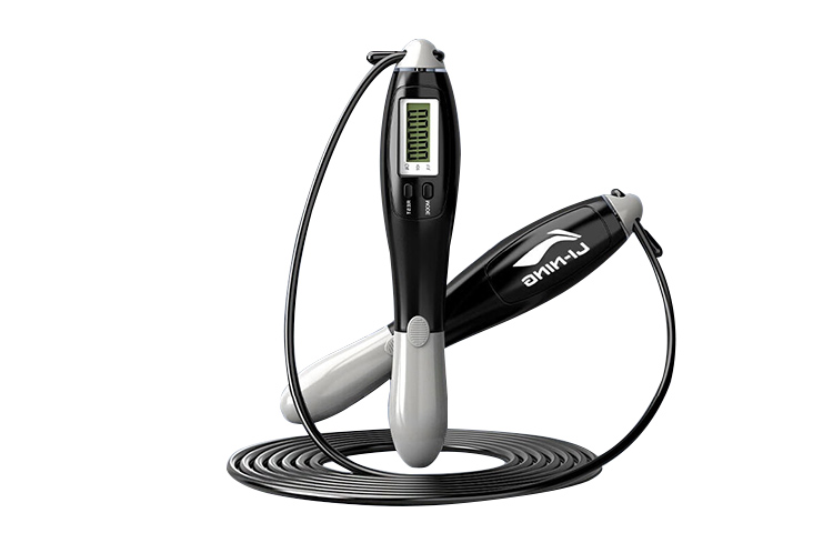 LINING Электронная скакалка для фитнеса с подсчетом прыжков для взрослых, пвх + стальной трос, контроллер abs, примерно 2,8 м, черный
LINING Электронная скакалка для фитнеса с подсчетом прыжков для взрослых, пвх + стальной трос, контроллер abs, примерно 2,8 м, черный