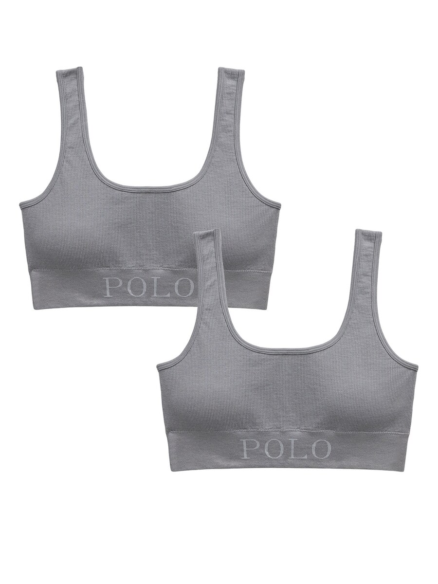 Бюстгальтер-бралетт Polo Ralph Lauren Ribbed Seamless, серый
Бюстгальтер-бралетт Polo Ralph Lauren Ribbed Seamless, серый