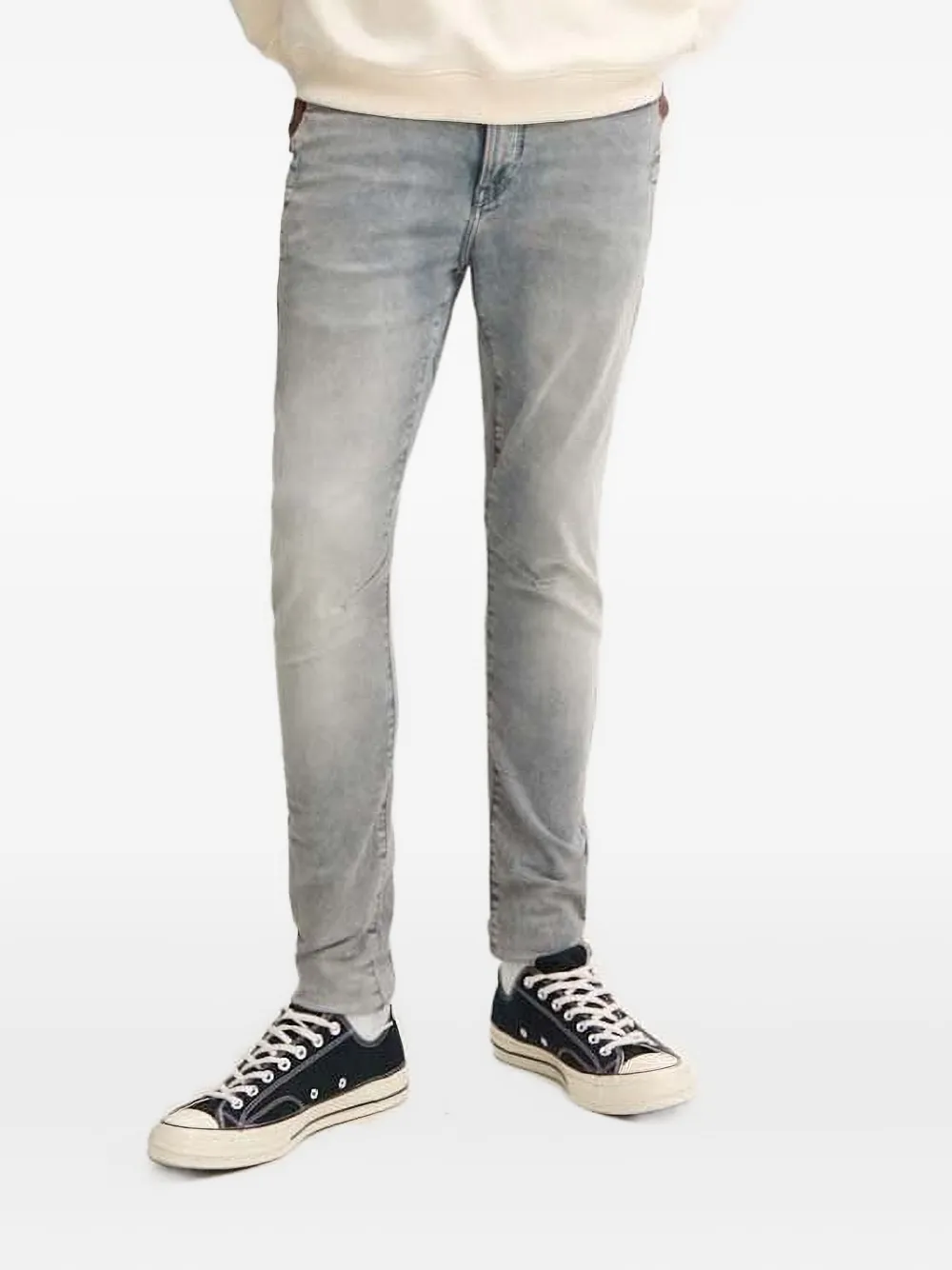 Джинсы облегающего кроя с фурнитурой G-Star RAW, серый 
Джинсы облегающего кроя с фурнитурой G-Star RAW, серый