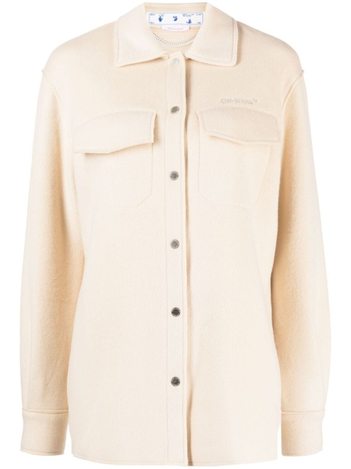 Off-White куртка-рубашка с вышитым логотипом, серый
Off-White куртка-рубашка с вышитым логотипом, серый