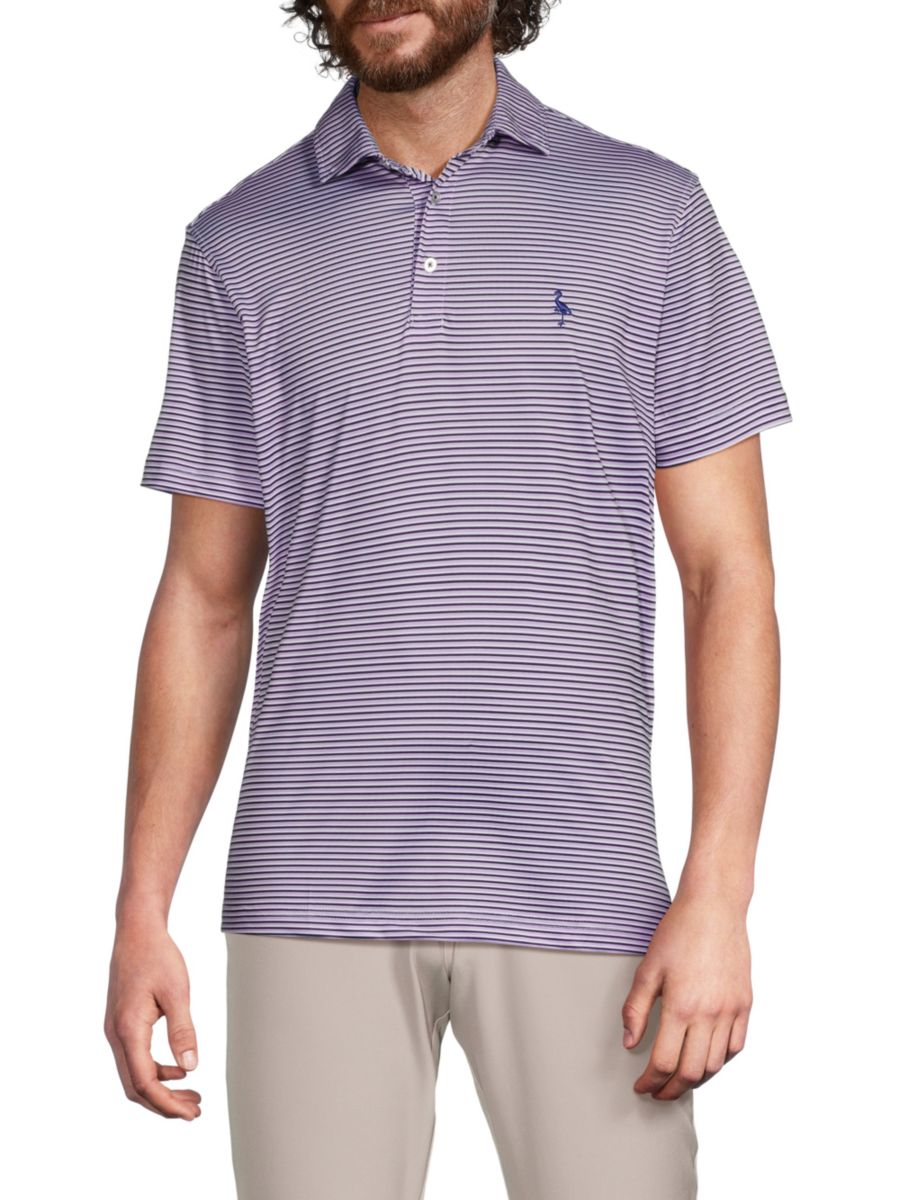 Полосатая рубашка-поло TailorByrd, фиолетовый
Полосатая рубашка-поло TailorByrd, фиолетовый