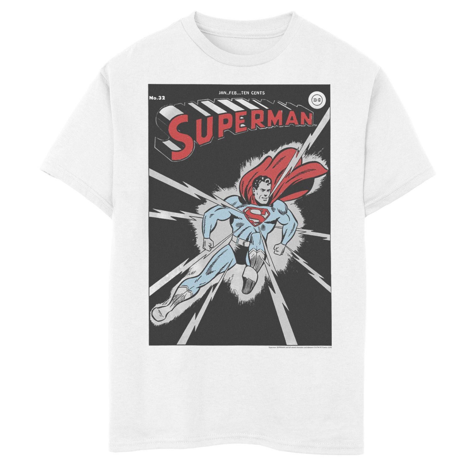 Футболка с обложкой комикса DC Comics «Супермен № 32» для мальчиков 8–20 лет Licensed Character
Футболка с обложкой комикса DC Comics «Супермен № 32» для мальчиков 8–20 лет Licensed Character