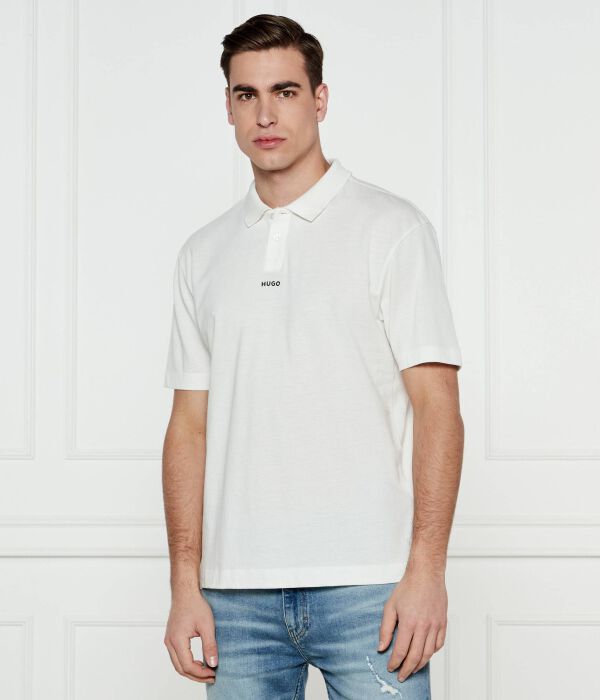 Футболка поло мужская Hugo свободного кроя, белый
Футболка поло мужская Hugo свободного кроя, белый