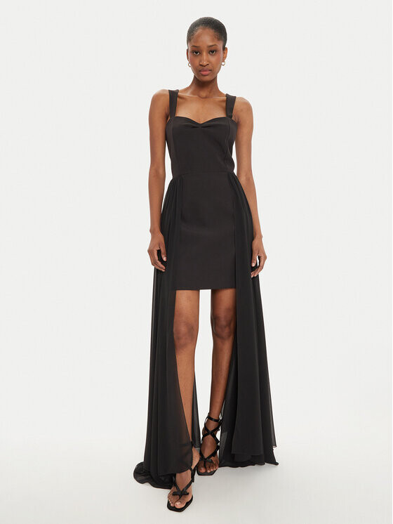 Коктейльное платье стандартного кроя Haveone, черный
Коктейльное платье стандартного кроя Haveone, черный