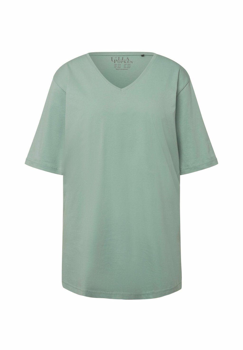 Базовая футболка PLUS SIZE RELAXED FIT V-NECK TEE Ulla Popken, светло-зеленый
Базовая футболка PLUS SIZE RELAXED FIT V-NECK TEE Ulla Popken, светло-зеленый
