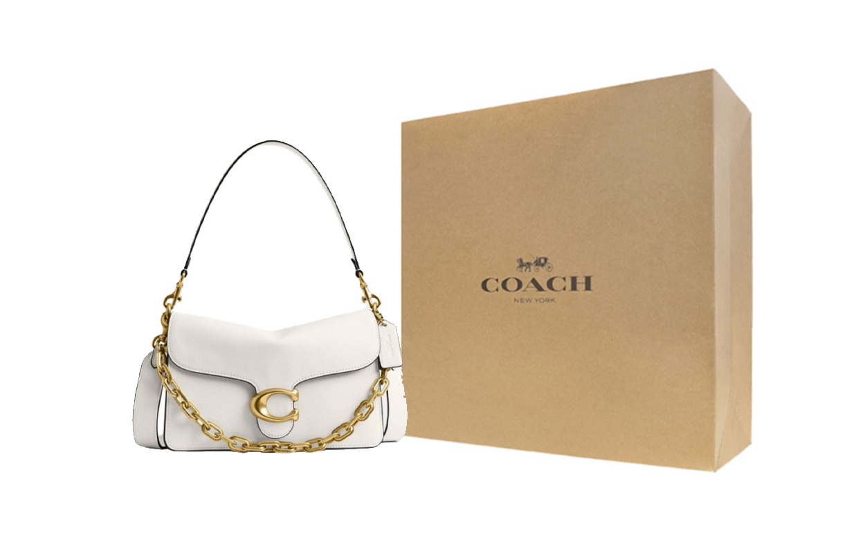 COACH Сумка через плечо ChainTabby из коровьей кожи женская цвет Chalk White
COACH Сумка через плечо ChainTabby из коровьей кожи женская цвет Chalk White