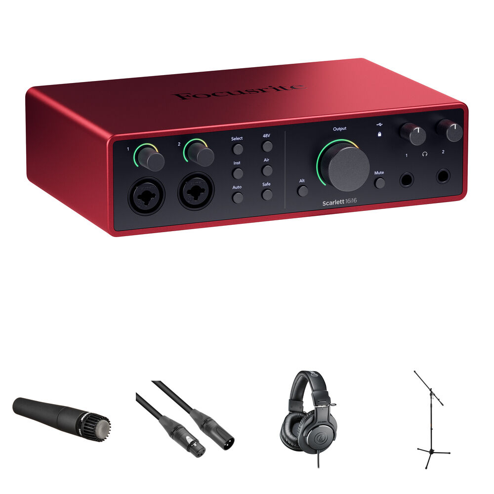 Аудиоинтерфейс Focusrite Scarlett 16i16 USB-C Audio/MIDI Interface Guitar
Аудиоинтерфейс Focusrite Scarlett 16i16 USB-C Audio/MIDI Interface Guitar