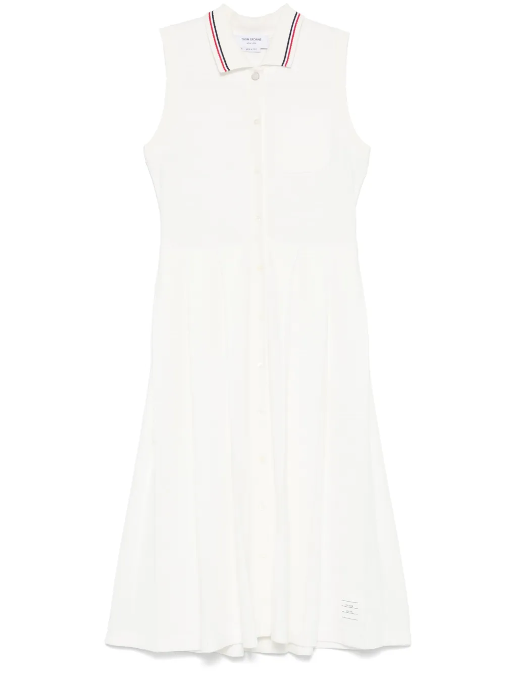 Платье миди с полосками RWB THOM BROWNE, белый
Платье миди с полосками RWB THOM BROWNE, белый