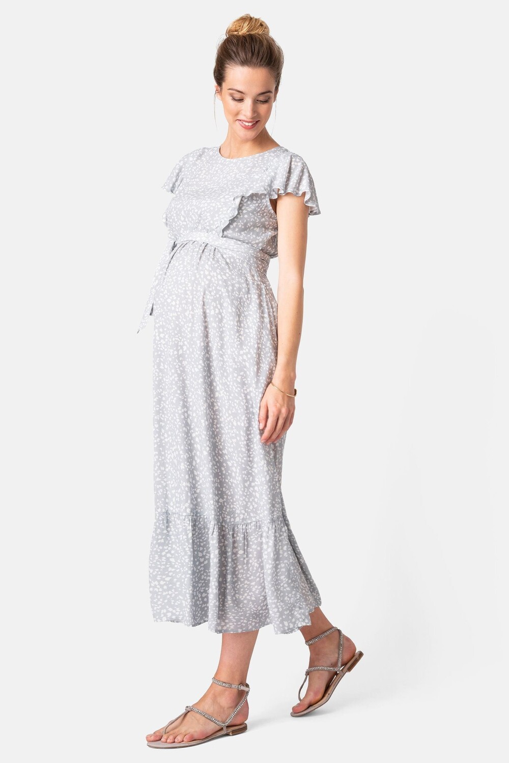 Серо-зеленое платье миди для беременных и кормящих женщин Seraphine, зеленый
Серо-зеленое платье миди для беременных и кормящих женщин Seraphine, зеленый