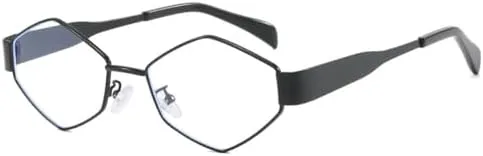 Модные многоугольные солнцезащитные очки для женщин, винтажные ромбовидные солнцезащитные очки с металлической оправой, панк-очки для мужчин MTZJH, Black Clear
Модные многоугольные солнцезащитные очки для женщин, винтажные ромбовидные солнцезащитные очки с металлической оправой, панк-очки для мужчин MTZJH, Black Clear