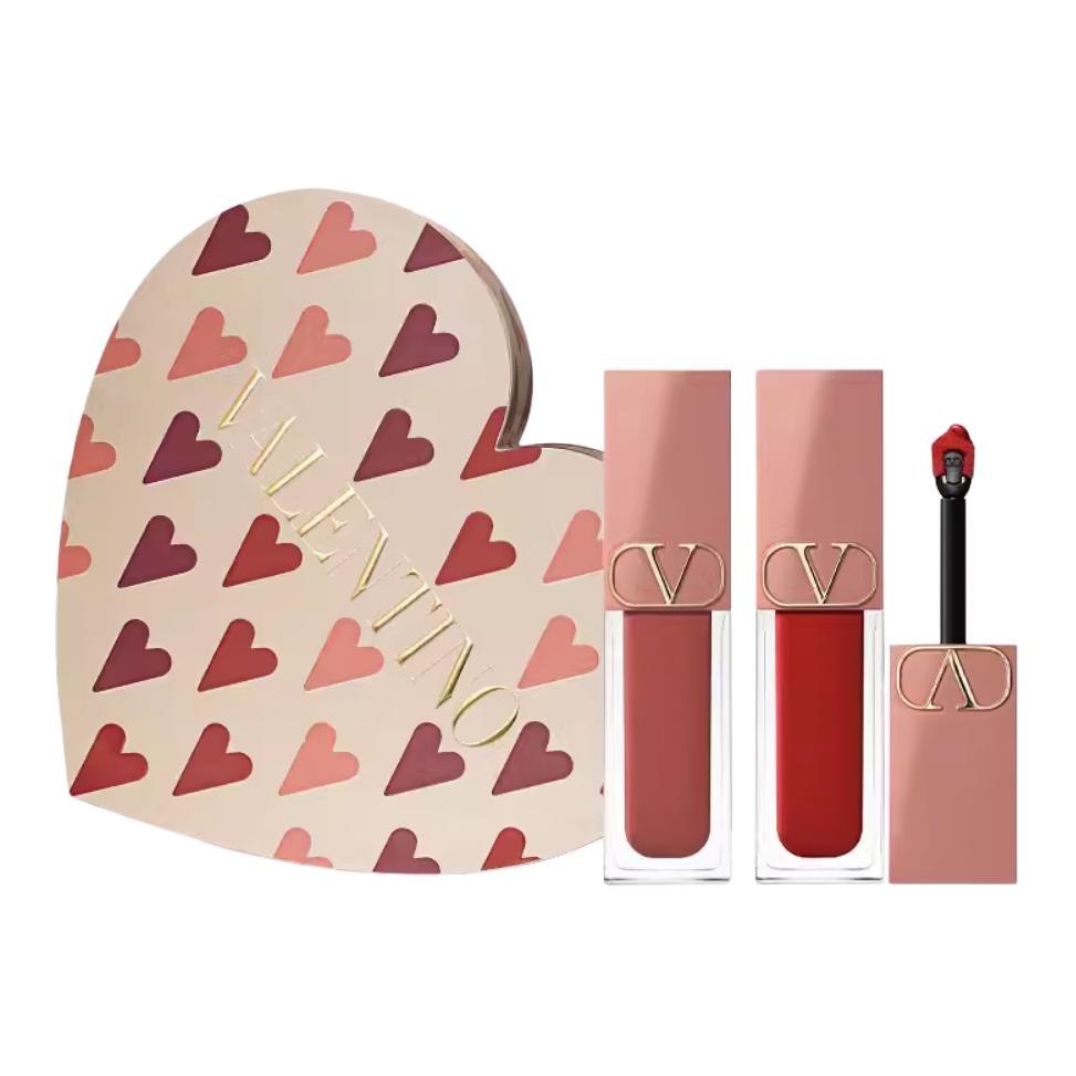 Ограниченный набор помады Heart's Desire Celebrity Box матовый оттенок 6,5 мл*2 Valentino
Ограниченный набор помады Heart's Desire Celebrity Box матовый оттенок 6,5 мл*2 Valentino