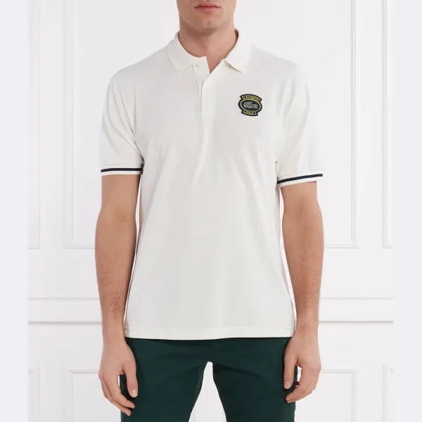 Рубашка поло стандартного кроя Lacoste, белый 
Рубашка поло стандартного кроя Lacoste, белый