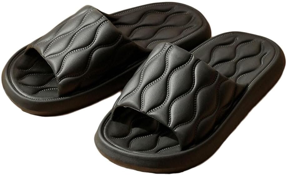 Тапочки с открытым носком JadeRich для женщин и мужчин, мягкие, удобные, противоскользящие, с эффектом массажа, для спа и душа, черный
Тапочки с открытым носком JadeRich для женщин и мужчин, мягкие, удобные, противоскользящие, с эффектом массажа, для спа и душа, черный