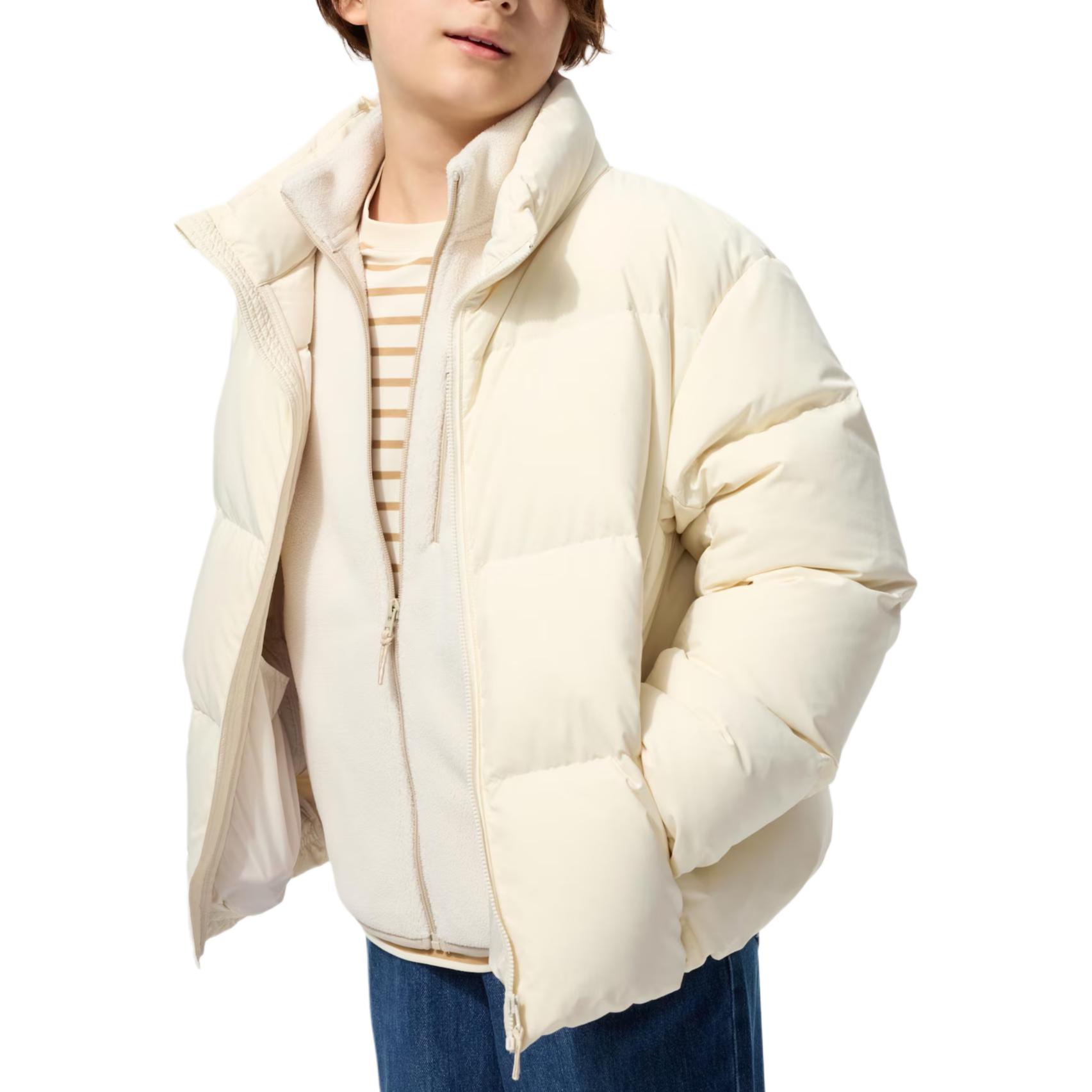 Детская пуховая куртка UNIQLO, экрю
Детская пуховая куртка UNIQLO, экрю