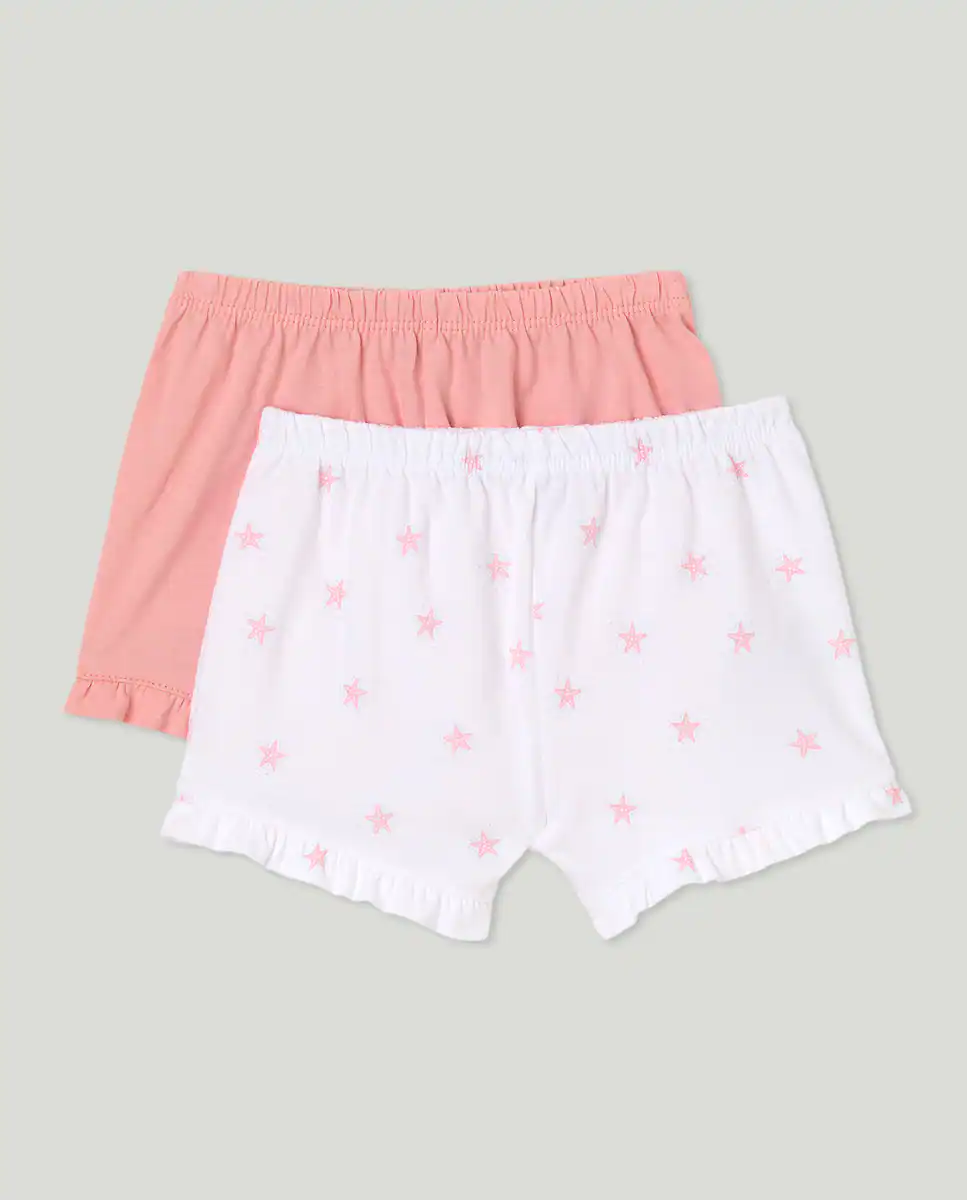 Упаковка из двух леггинсов с короткими рукавами для девочек Cotton Juice, розовый
Упаковка из двух леггинсов с короткими рукавами для девочек Cotton Juice, розовый