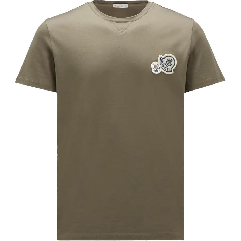 Футболка с двойным логотипом Moncler, зеленый
Футболка с двойным логотипом Moncler, зеленый