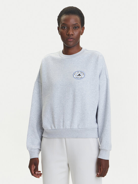 Свободный крой толстовка Farmers Market Graphic JM4210 Adidas, серый 
Свободный крой толстовка Farmers Market Graphic JM4210 Adidas, серый