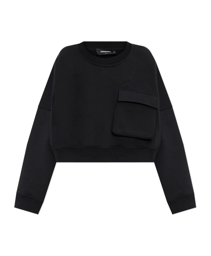 Толстовка с карманом Dsquared2, черный
Толстовка с карманом Dsquared2, черный
