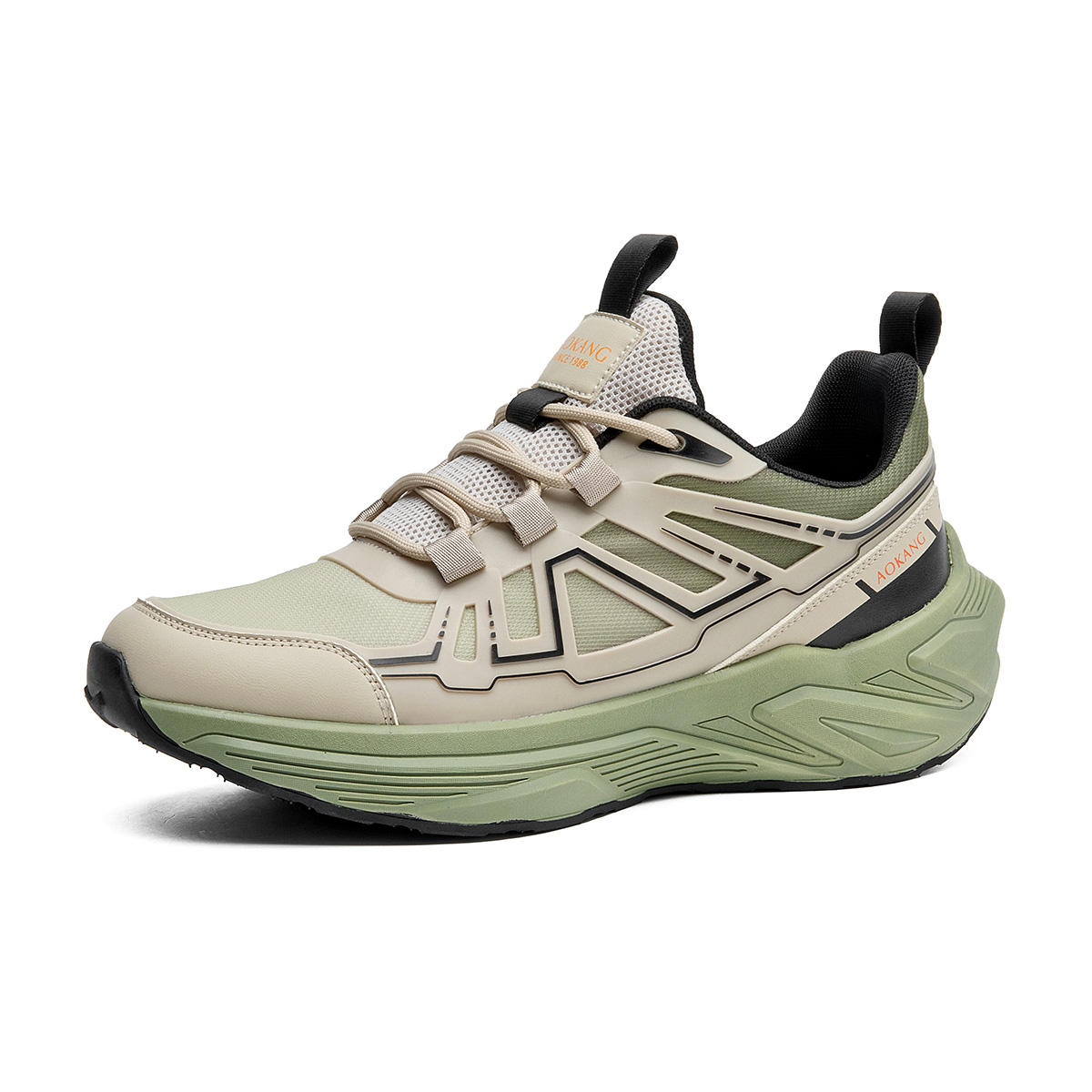 AOKANG Низкие повседневные туфли мужские бежево-черно-зеленые
AOKANG Низкие повседневные туфли мужские бежево-черно-зеленые