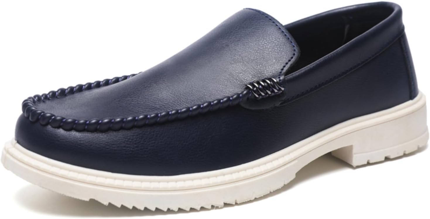 Мужские кожаные лоферы-слипоны мокасины Пенни, дресc обувь для мужчин, дышащие, на плоской подошве, повседневные, и прогулок Generic, синий
Мужские кожаные лоферы-слипоны мокасины Пенни, дресc обувь для мужчин, дышащие, на плоской подошве, повседневные, и прогулок Generic, синий