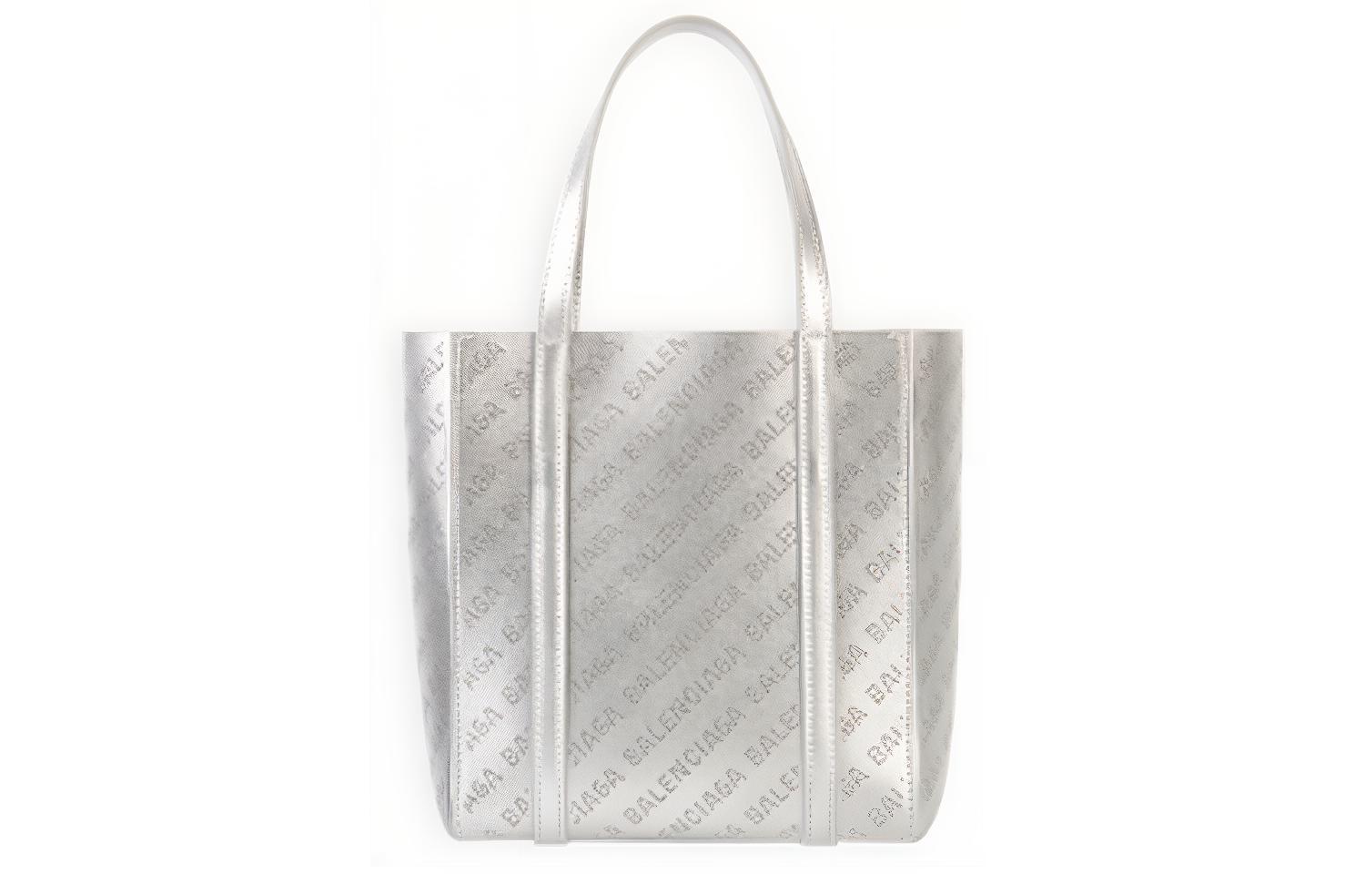 Повседневная сумка-шоппер из металлизированной кожи коровы, женская серебристая Balenciaga
Повседневная сумка-шоппер из металлизированной кожи коровы, женская серебристая Balenciaga