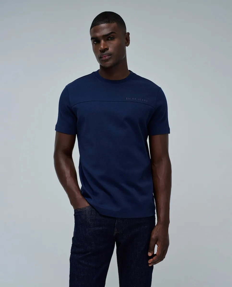 Мужская футболка с логотипом Salsa Jeans, темно-синий
Мужская футболка с логотипом Salsa Jeans, темно-синий
