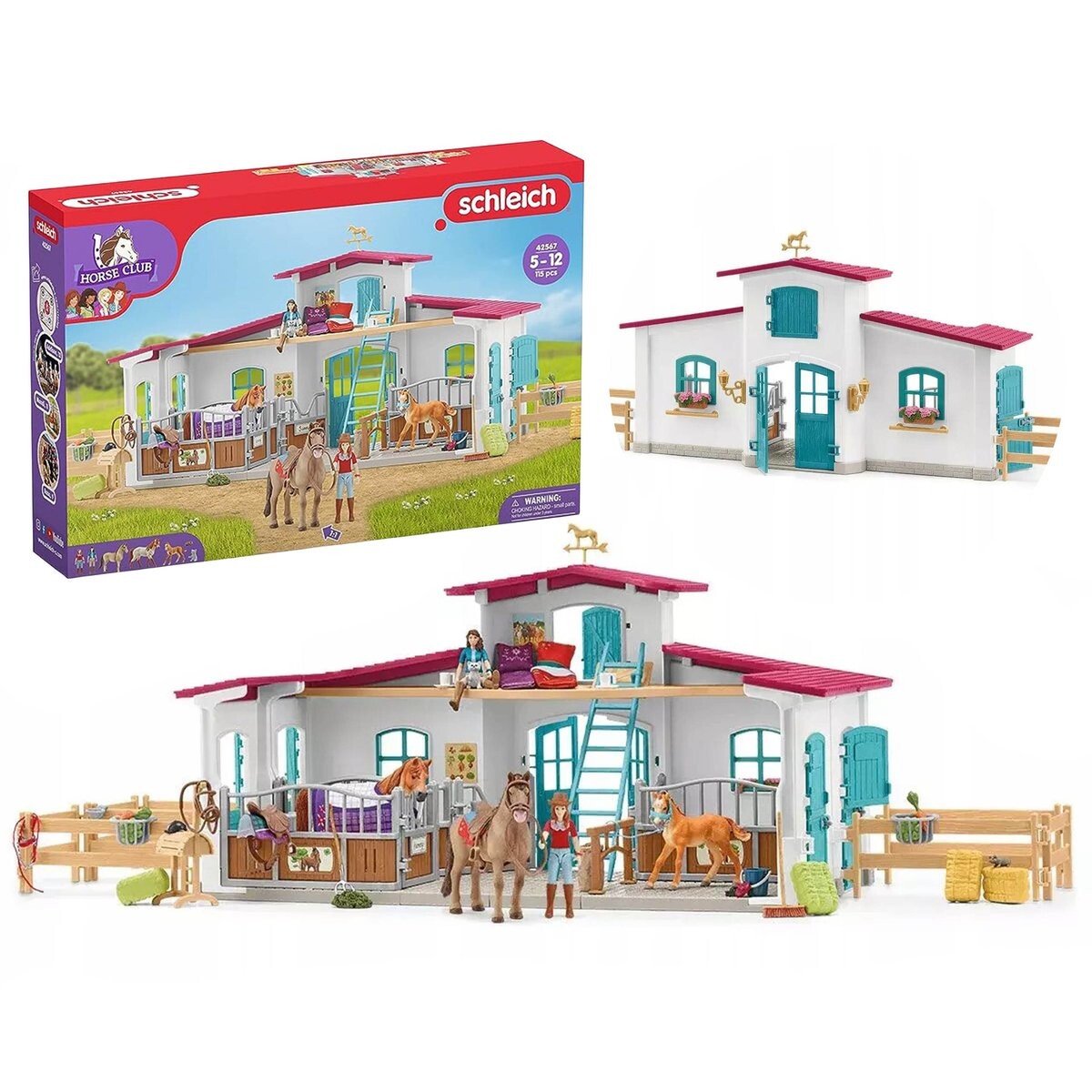 SLH42567 Schleich Horse Club - Конный центр на берегу озера + аксессуары, набор фигурок для детей 5+
SLH42567 Schleich Horse Club - Конный центр на берегу озера + аксессуары, набор фигурок для детей 5+