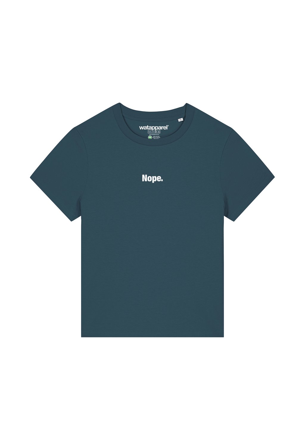 Футболка с принтом NOPE watapparel, бирюзовый
Футболка с принтом NOPE watapparel, бирюзовый