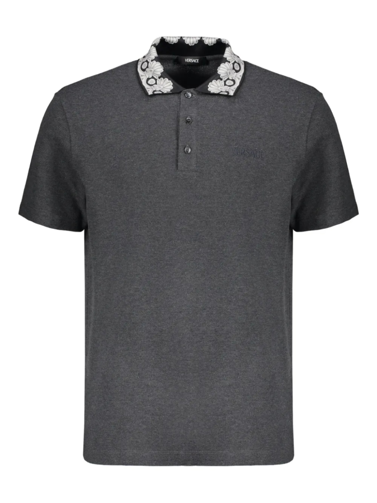 Рубашка-поло из хлопка Versace, серый
Рубашка-поло из хлопка Versace, серый