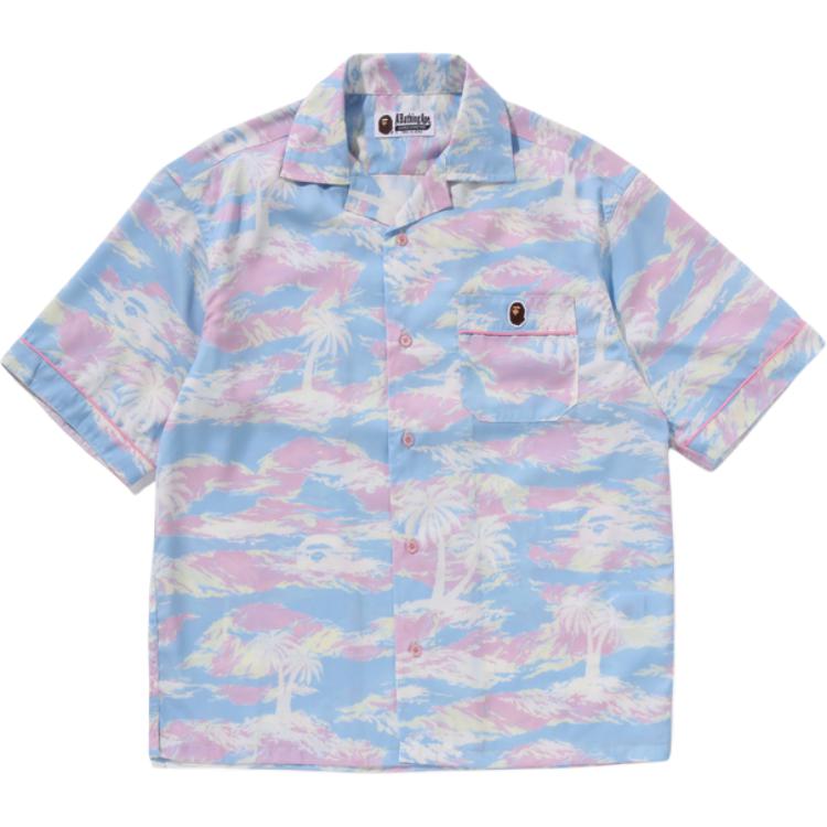 A BATHING APE Bape Palm Tree Camo рубашка с открытым воротом multi
A BATHING APE Bape Palm Tree Camo рубашка с открытым воротом multi