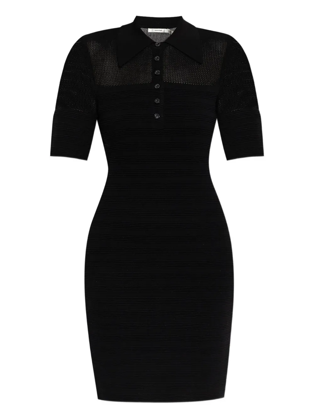 Мини-платье с воротником-поло из трикотажа GZmagny в рубчик Gestuz, черный
Мини-платье с воротником-поло из трикотажа GZmagny в рубчик Gestuz, черный