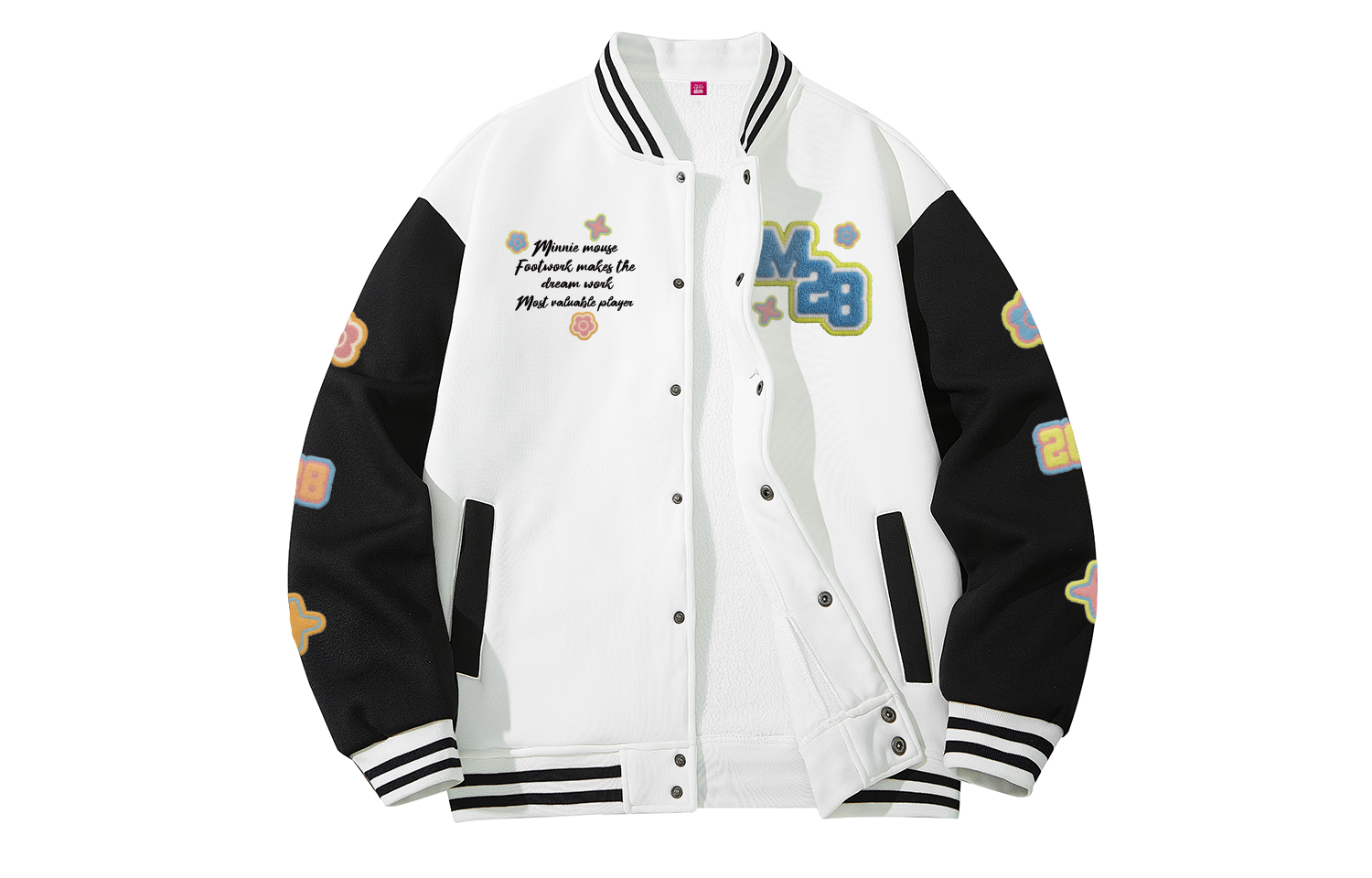 Disney Куртка Unisex, White (Thickened Fleece-Lined)
Disney Куртка Unisex, White (Thickened Fleece-Lined)