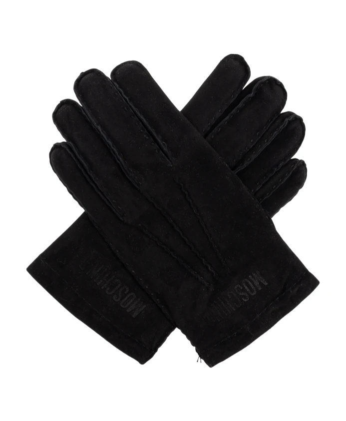 Замшевые перчатки с вышитым логотипом. Moschino, черный
Замшевые перчатки с вышитым логотипом. Moschino, черный