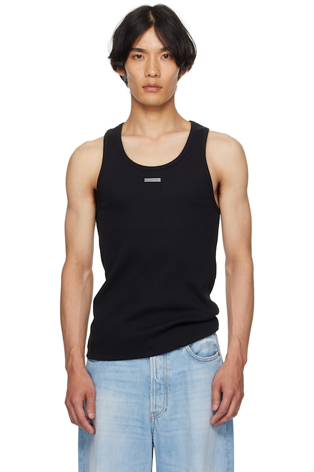 Логотип майка-борцовка Mugler, черный
Логотип майка-борцовка Mugler, черный