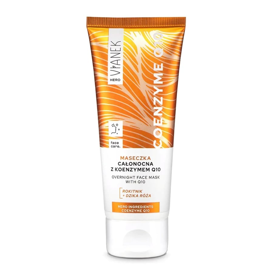 Ночная маска для лица с коэнзимом Q10 - 75 мл - Vianek Hero Sylveco
Ночная маска для лица с коэнзимом Q10 - 75 мл - Vianek Hero Sylveco