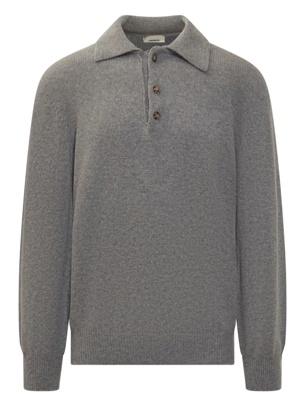 Трикотажная рубашка-поло с длинным рукавом A PAPER KID, серый
Трикотажная рубашка-поло с длинным рукавом A PAPER KID, серый