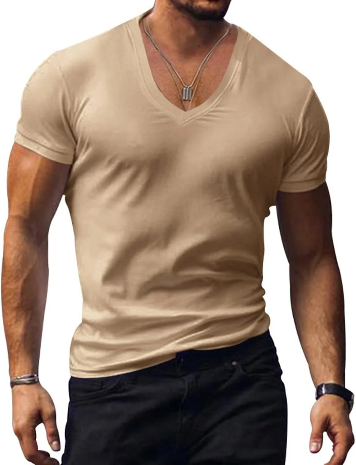 Wankang мужская футболка с V-образным вырезом Slim Muscle Tops Tee, хлопок и полиэстер, защита от запаха
Wankang мужская футболка с V-образным вырезом Slim Muscle Tops Tee, хлопок и полиэстер, защита от запаха