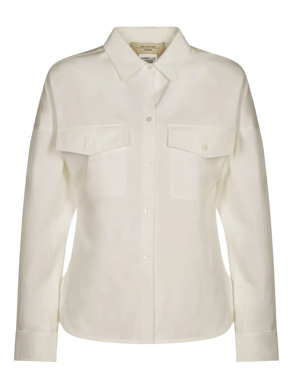 Рубашка с накладными карманами Weekend Max Mara, белый
Рубашка с накладными карманами Weekend Max Mara, белый