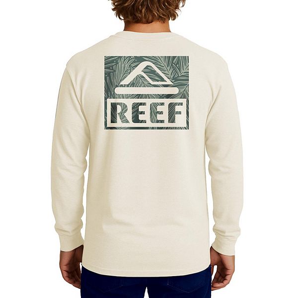 Мужская футболка с длинным рукавом и принтом Reef
Мужская футболка с длинным рукавом и принтом Reef