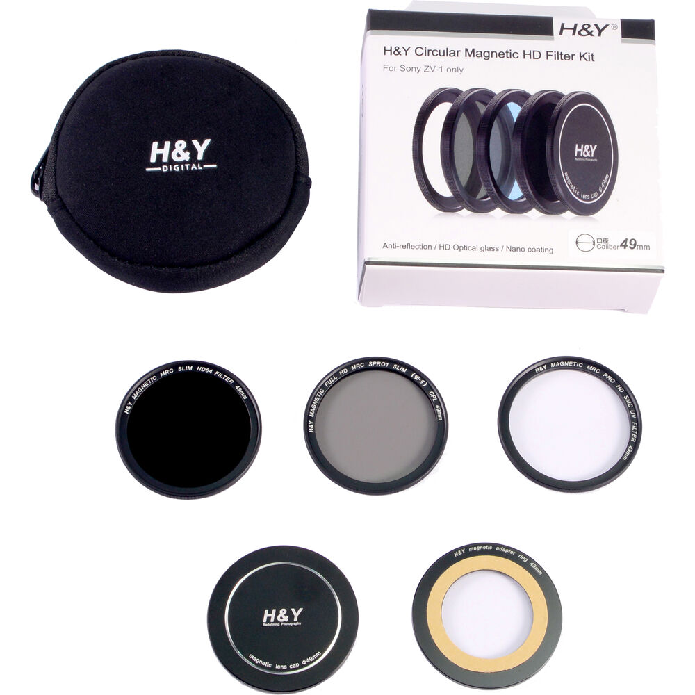 Набор фильтров H&Y Filters Magnetic Filter Kit For Sony ZV-1 SOZV-1
Набор фильтров H&Y Filters Magnetic Filter Kit For Sony ZV-1 SOZV-1