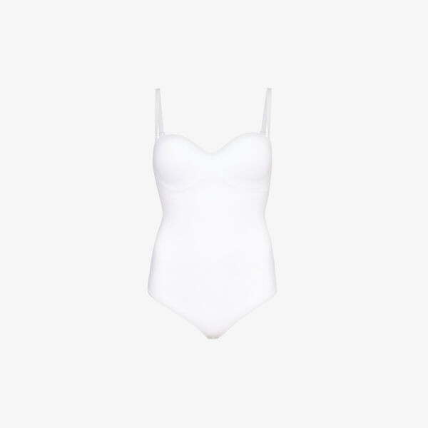 Mat de Luxe Формирующее облегающее тело из эластичной ткани Wolford, белый
Mat de Luxe Формирующее облегающее тело из эластичной ткани Wolford, белый