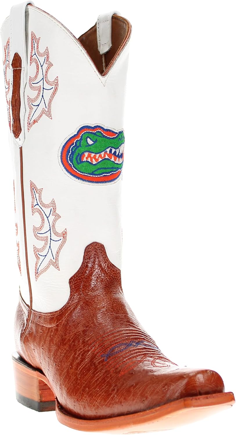 Мужские ковбойские сапоги Vaccari Brooks из гладкой страусовой кожи с вышивкой NCAA Athletics в стиле вестерн, 8 Narrow Square Florida Gators
Мужские ковбойские сапоги Vaccari Brooks из гладкой страусовой кожи с вышивкой NCAA Athletics в стиле вестерн, 8 Narrow Square Florida Gators