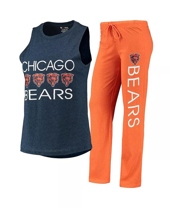 Женский оранжевый, темно-синий Chicago Bears Muscle майка и штаны для сна Concepts Sport
Женский оранжевый, темно-синий Chicago Bears Muscle майка и штаны для сна Concepts Sport